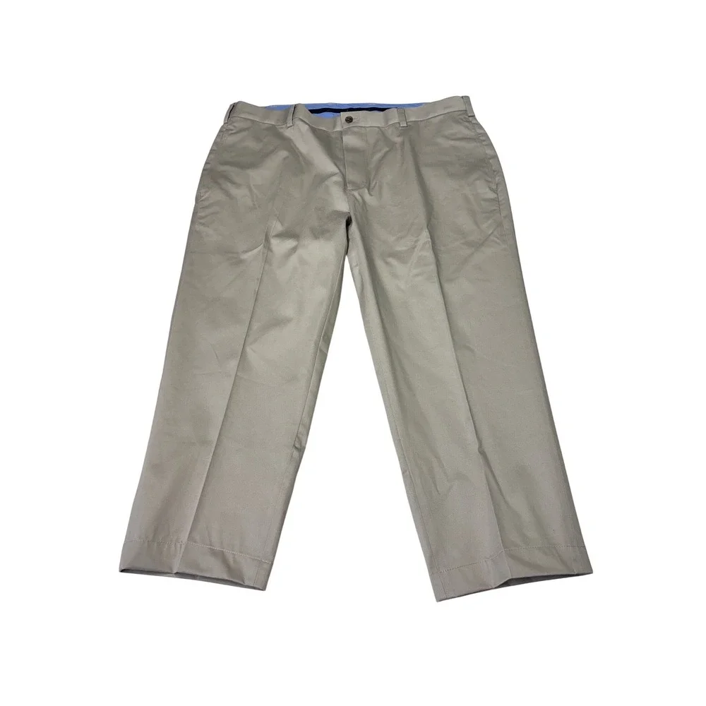 Brooks Brothers Advantage Chino‎ Stretch Clark Fit Khaki Pants Mens 40x35 Tan